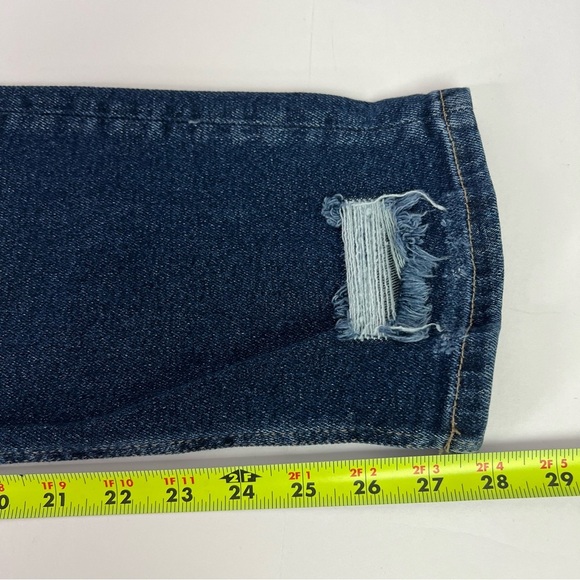NWT KanCan Jr Women’s Blue Jeans Sz 5 (26) High-Rise Boyfriend Distressed Ripped - Picture 16 of 16